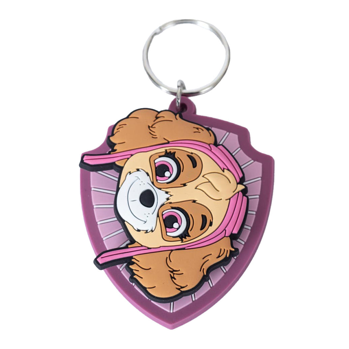 Multicoloured - Back - Paw Patrol PVC Skye Spinner Keyring