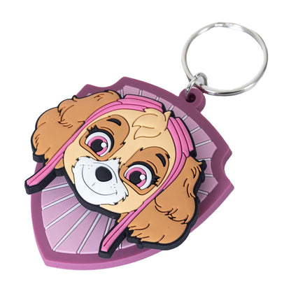 Multicoloured - Side - Paw Patrol PVC Skye Spinner Keyring