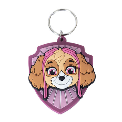 Multicoloured - Front - Paw Patrol PVC Skye Spinner Keyring