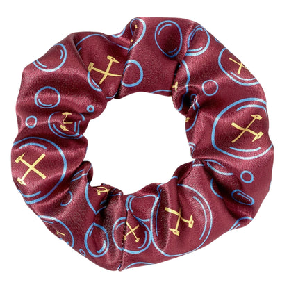 Claret-Sky Blue-Gold - Front - West Ham United FC Scrunchie