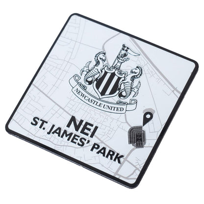 White-Black - Back - Newcastle United FC Route To St James´ Park Fridge Magnet