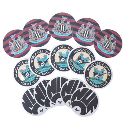 Multicoloured - Back - Newcastle United FC Retro Beer Mat (Pack of 15)