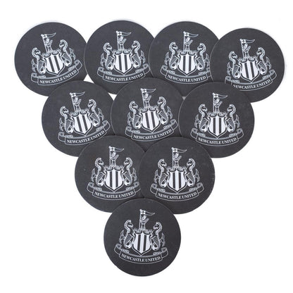 Black-White - Back - Newcastle United FC Beer Mat (Pack of 10)