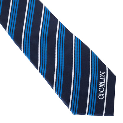 Navy-Royal Blue - Side - Chelsea FC Stripe Tie