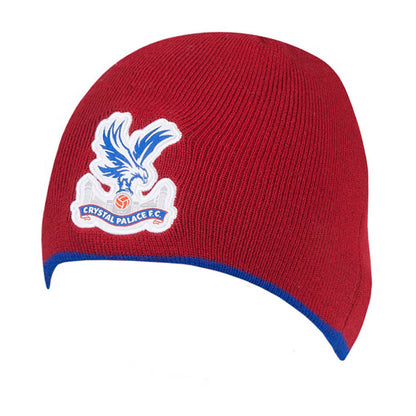 Red - Front - Crystal Palace FC Knitted Beanie