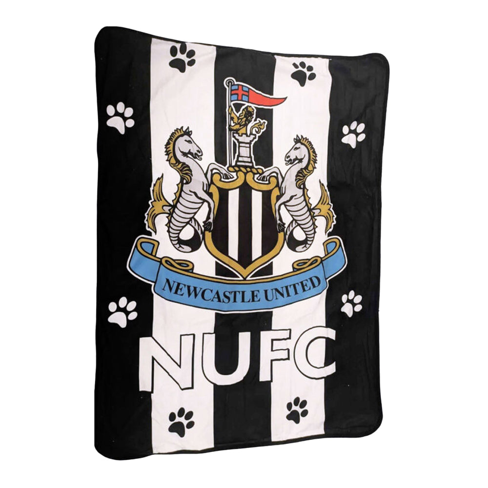 Black-White - Back - Newcastle United FC Dog Blanket