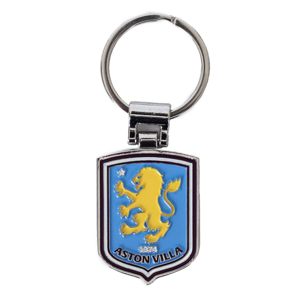 Blue-Yellow - Front - Aston Villa FC Crest Keyring