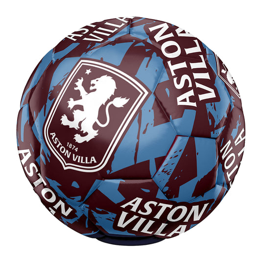 Claret-Blue - Front - Aston Villa FC Graffiti Football