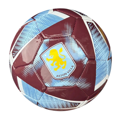 Claret-Blue-Yellow - Back - Aston Villa FC Spiral Football