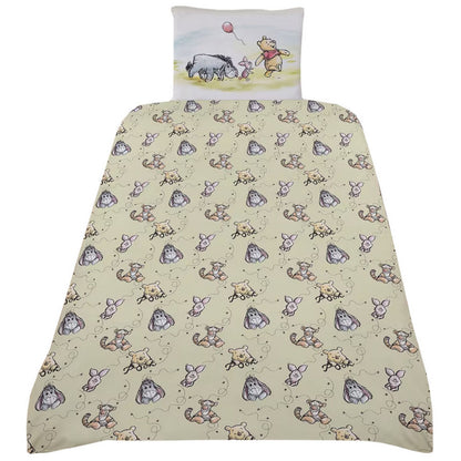 Yellow-White-Red - Back - Winnie the Pooh Reversible Duvet Set