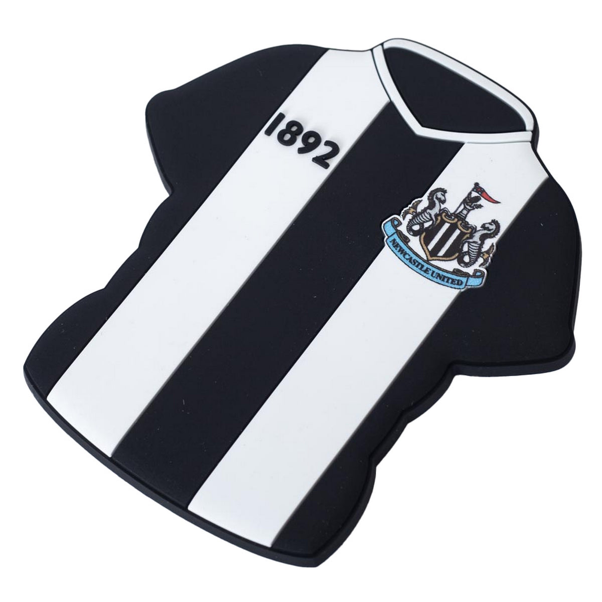Black-White - Back - Newcastle United FC Home Kit PVC Fridge Magnet