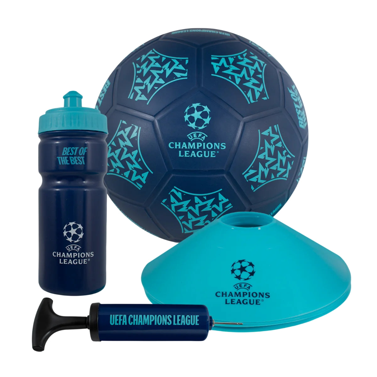 Blue - Front - UEFA Champions League Football Training Set