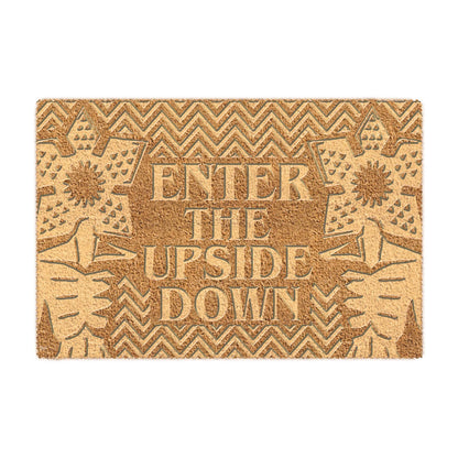 Natural - Front - Stranger Things Enter The Upside Down Embossed Door Mat