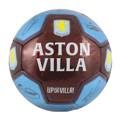 Blue-Brown - Front - Aston Villa FC Signature Football