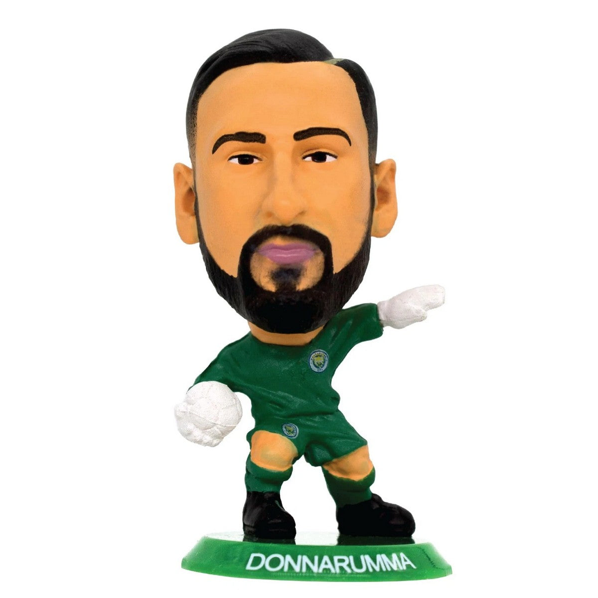 Green - Front - Manchester City FC Gianluigi Donnarumma SoccerStarz Football Figurine