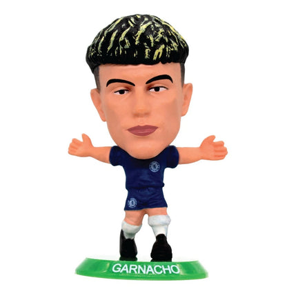 Blue - Front - Chelsea FC Alejandro Garnacho SoccerStarz Football Figurine