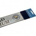 White - Side - Manchester City FC Official Window Street Sign