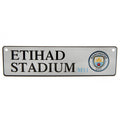 White - Front - Manchester City FC Official Window Street Sign