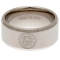 Silver - Front - Leicester City FC Band Ring