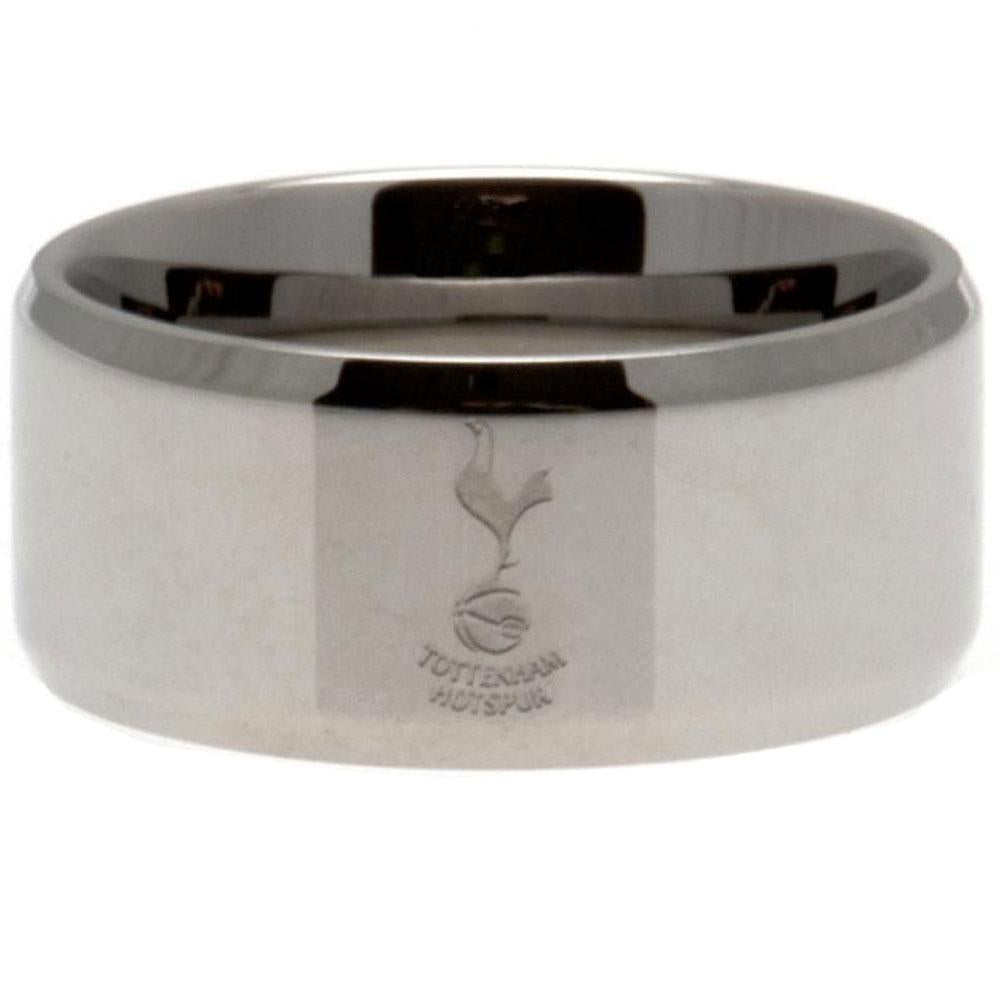 Silver - Front - Tottenham Hotspur FC Band Ring