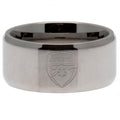 Silver - Front - Arsenal FC Band Ring