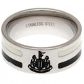 Silver-Black-White - Front - Newcastle United FC Colour Stripe Ring