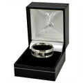 Silver - Back - Liverpool FC Black Inlay Ring