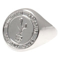 Silver - Front - Tottenham Hotspur FC Silver Plated Crest Ring