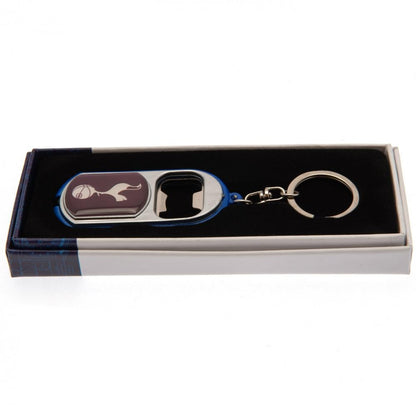 Black - Side - Tottenham Hotspur FC Torch-Bottle Opener Key Ring