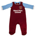 Claret-Blue - Front - West Ham United FC Baby Sleepsuit