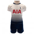 Navy-White - Back - Tottenham Hotspur FC Childrens-Kids T Shirt And Short Set