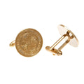 Gold - Front - Celtic FC Gold Plated Cufflinks