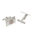 Silver - Front - Chelsea FC Silver Plated Cufflinks