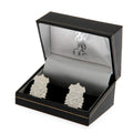 Silver - Back - Liverpool FC Silver Plated Crest Cufflinks