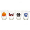 Multicoloured - Front - Dragon Ball Z Shot Glass Set (Pack of 4)