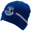 Blue-White - Front - Everton FC Official Adults Unisex Knitted Hat