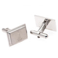 Silver - Front - Tottenham Hotspur FC Stainless Steel Cufflinks