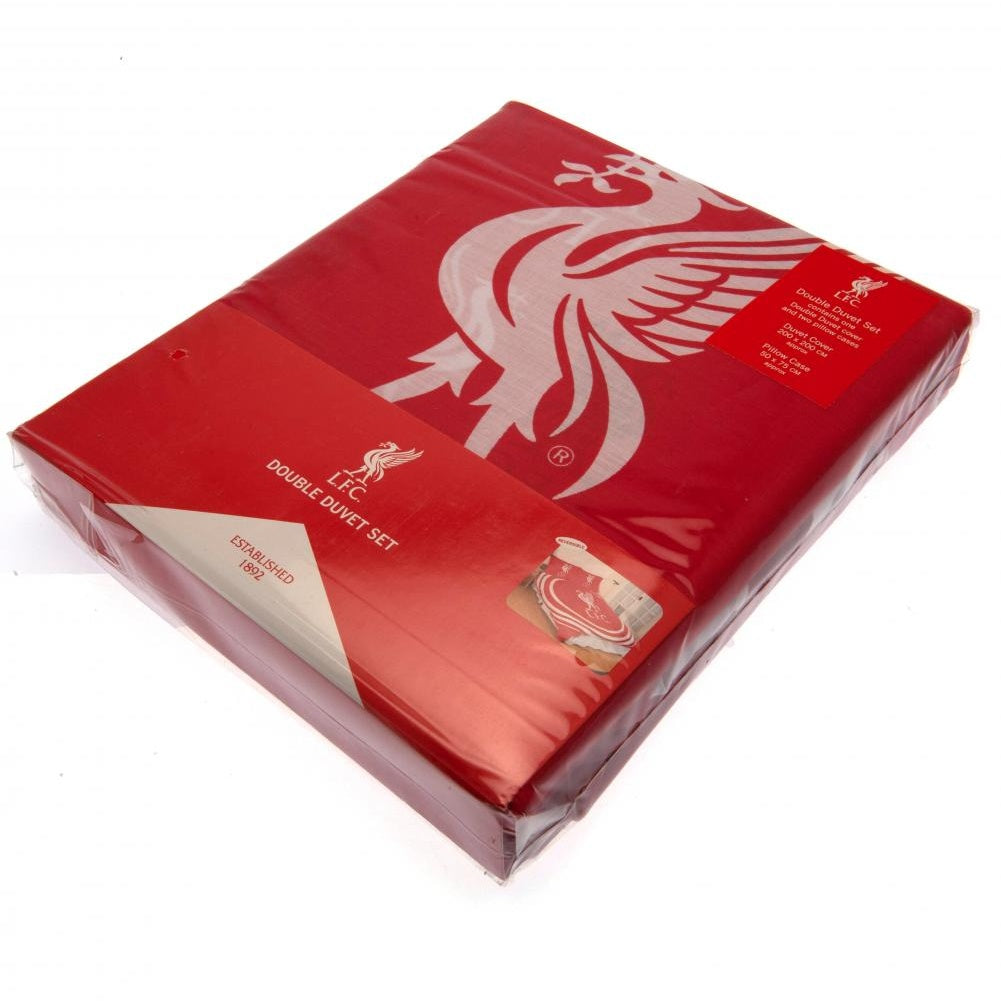 Red - Side - Liverpool FC Pulse Double Duvet Set
