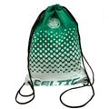 Green-White - Front - Celtic FC Drawstring Gym Bag