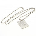 Silver - Front - Chelsea FC Silver Plated Dog Tag And Chain