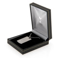 Silver - Side - Tottenham Hotspur FC Engraved Dog Tag And Chain