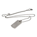 Silver - Front - Tottenham Hotspur FC Engraved Dog Tag And Chain