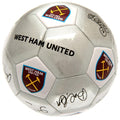 Silver - Front - West Ham United FC Signature Silver Football