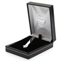 Silver - Side - Arsenal FC Silver Plated Tie Slide