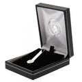 Silver - Back - Manchester City FC Silver Plated Tie Slide