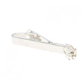 Silver - Front - Rangers FC Silver Plated Tie Slide
