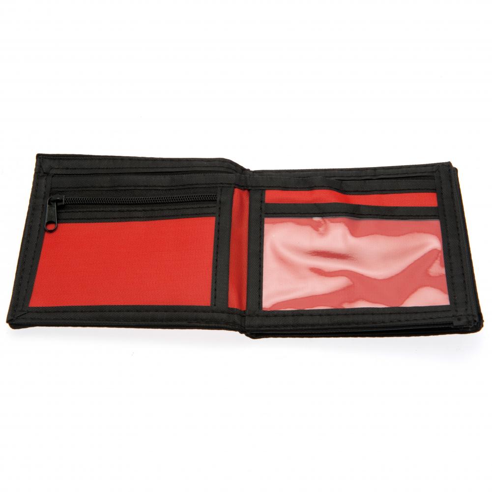 Red-Black-White - Back - Liverpool FC Touch Fastening Canvas Wallet