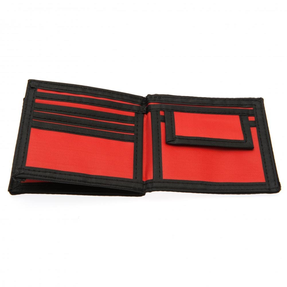 Red-Black-White - Side - Liverpool FC Touch Fastening Canvas Wallet