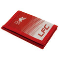 Red-White - Front - Liverpool FC Touch Fastening Fade Design Nylon Wallet