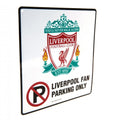 White - Front - Liverpool FC No Parking Sign